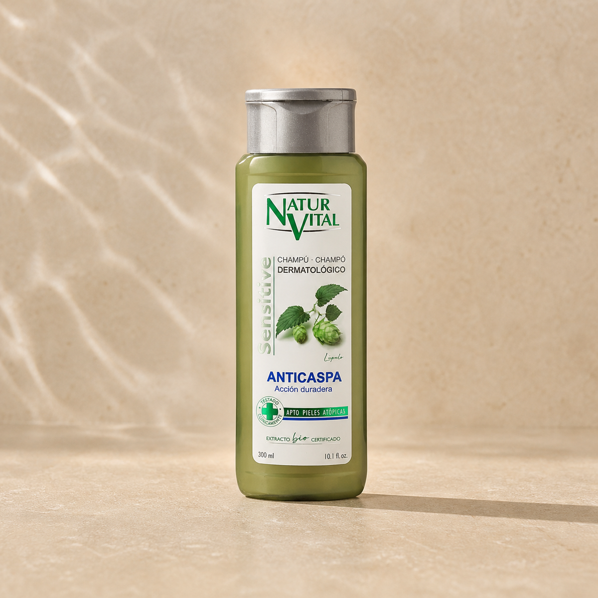Shampoo NaturVital Sensitive Anticaspa para Cuero Cabelludo Sensible 300 ml