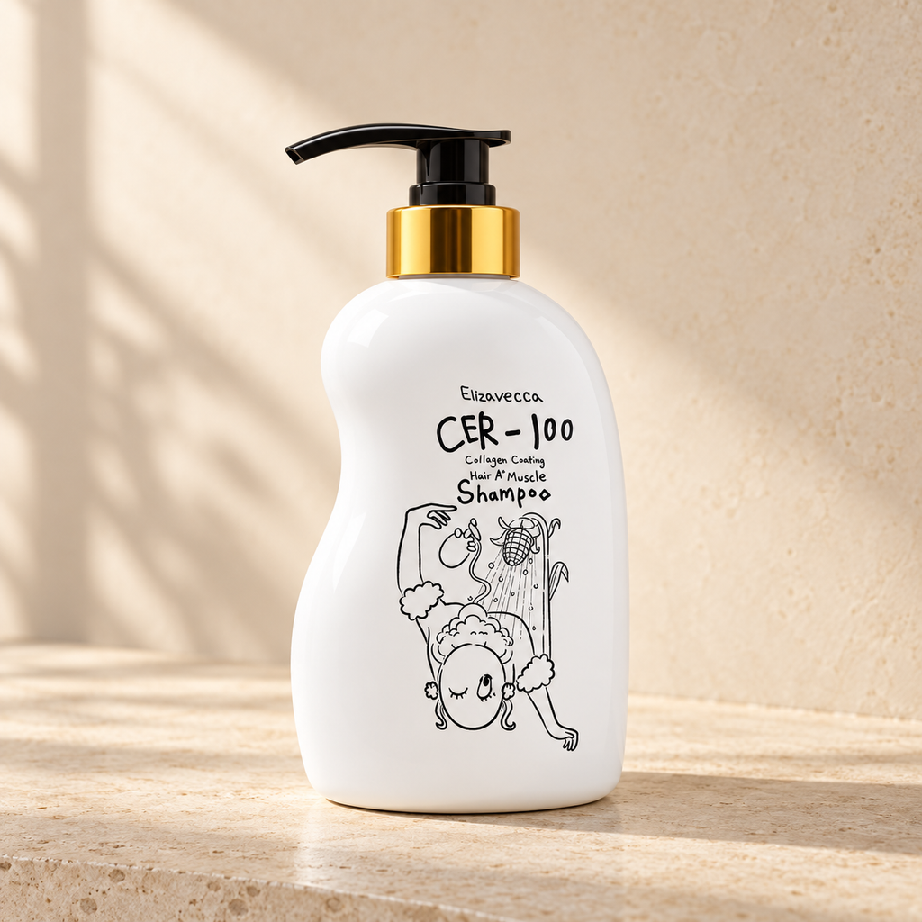 Shampoo Elizavecca CER-100 con Colágeno 500 ml