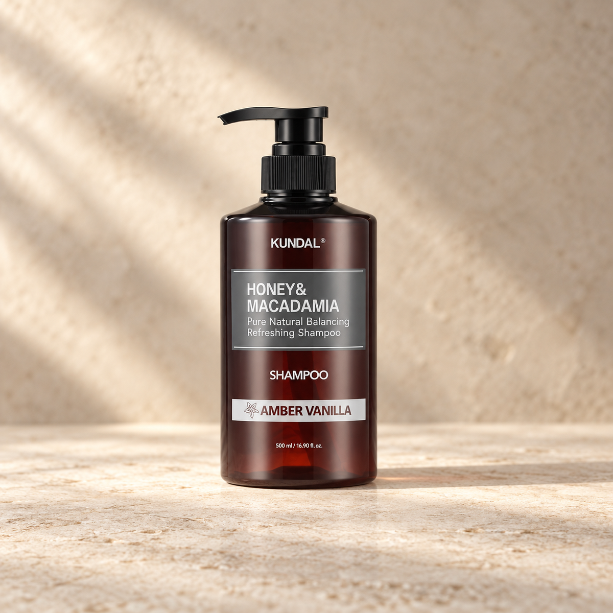 Shampoo Kundal Honey & Macadamia Amber Vanilla 500 ml