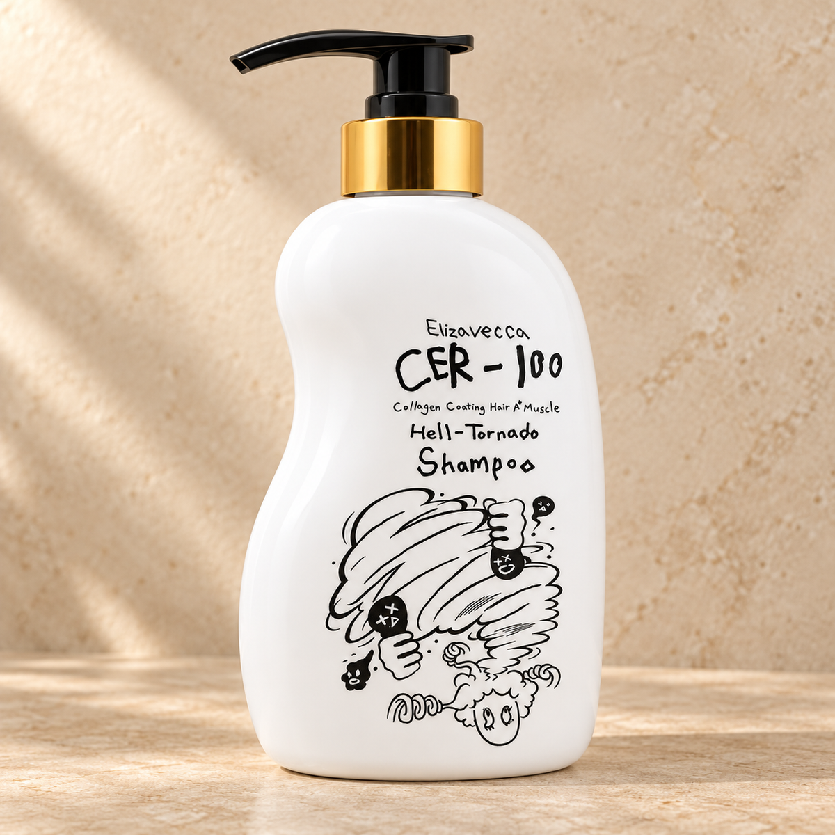 Shampoo Elizavecca CER-100 Hell-Tornado Refrescante 500 ml