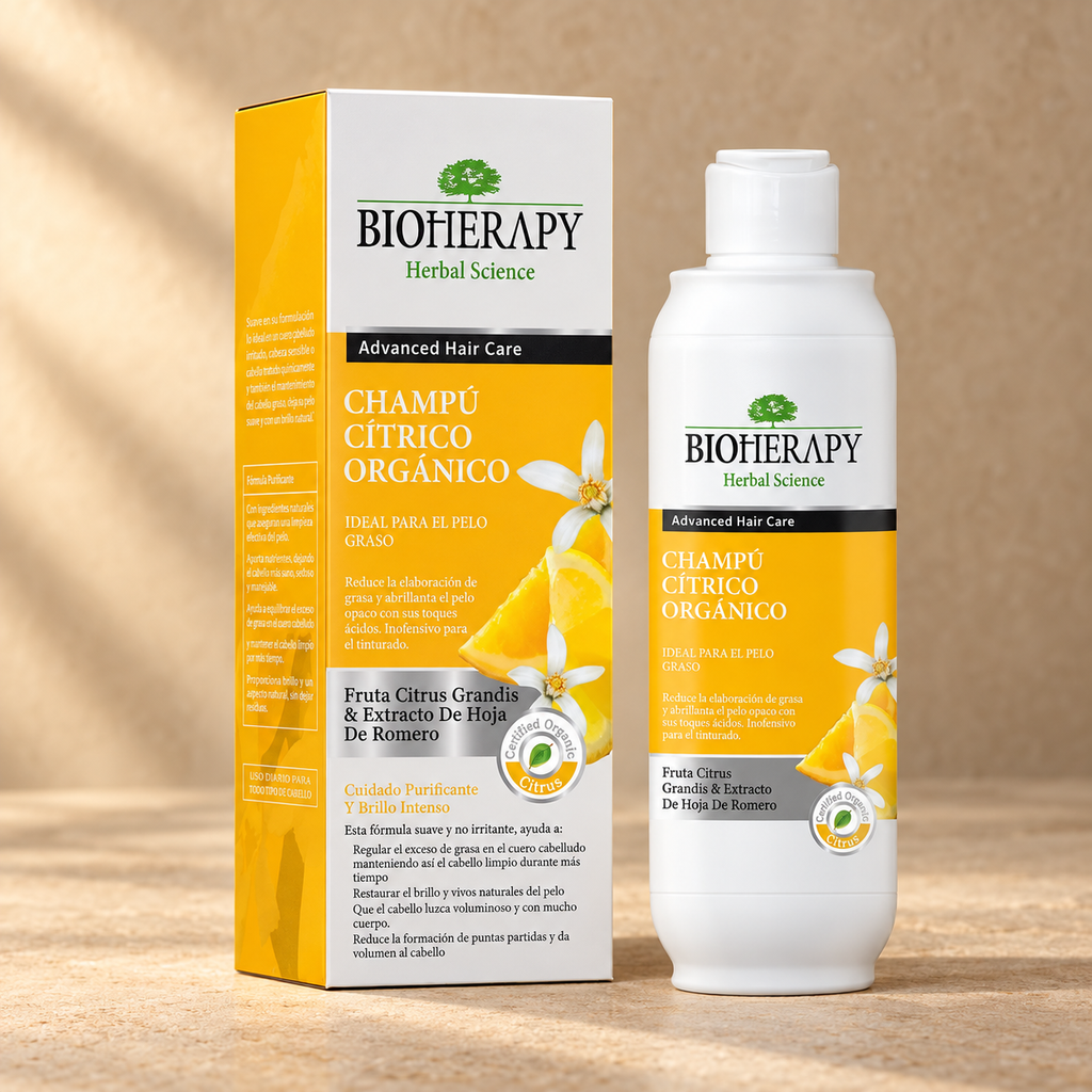 Shampoo Bioherapy Cítrico Orgánico para Cabello Graso 330 ml