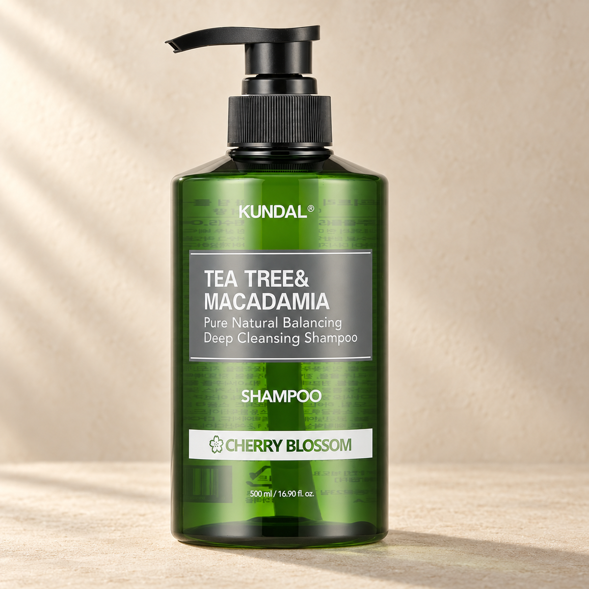 Shampoo Kundal Tea Tree & Macadamia Cherry Blossom 500 ml