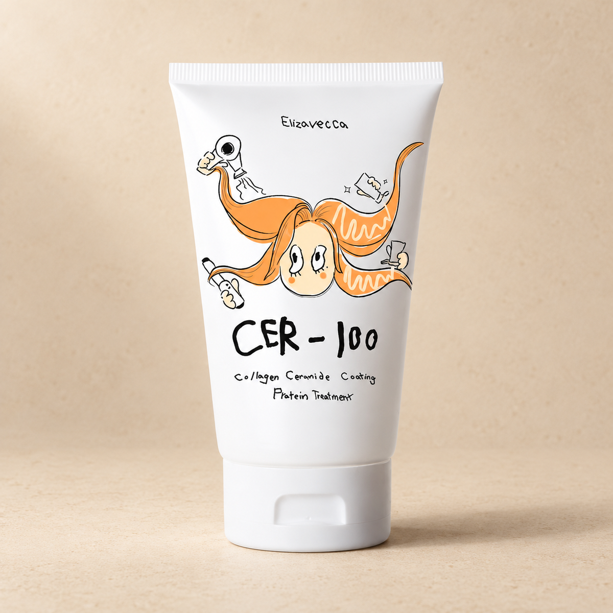 Tratamiento Capilar Elizavecca CER-100 con Colágeno y Ceramida 100 ml