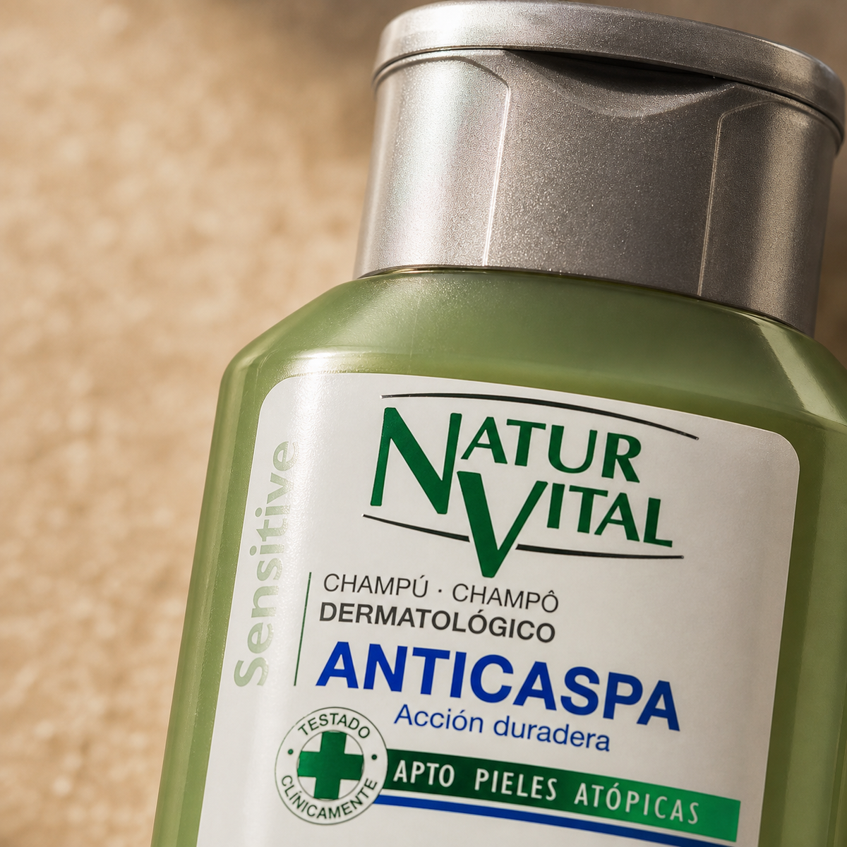 Shampoo NaturVital Sensitive Anticaspa para Cuero Cabelludo Sensible 300 ml