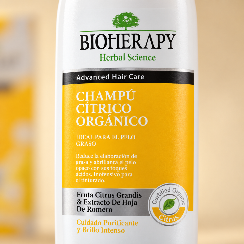 Shampoo Bioherapy Cítrico Orgánico para Cabello Graso 330 ml