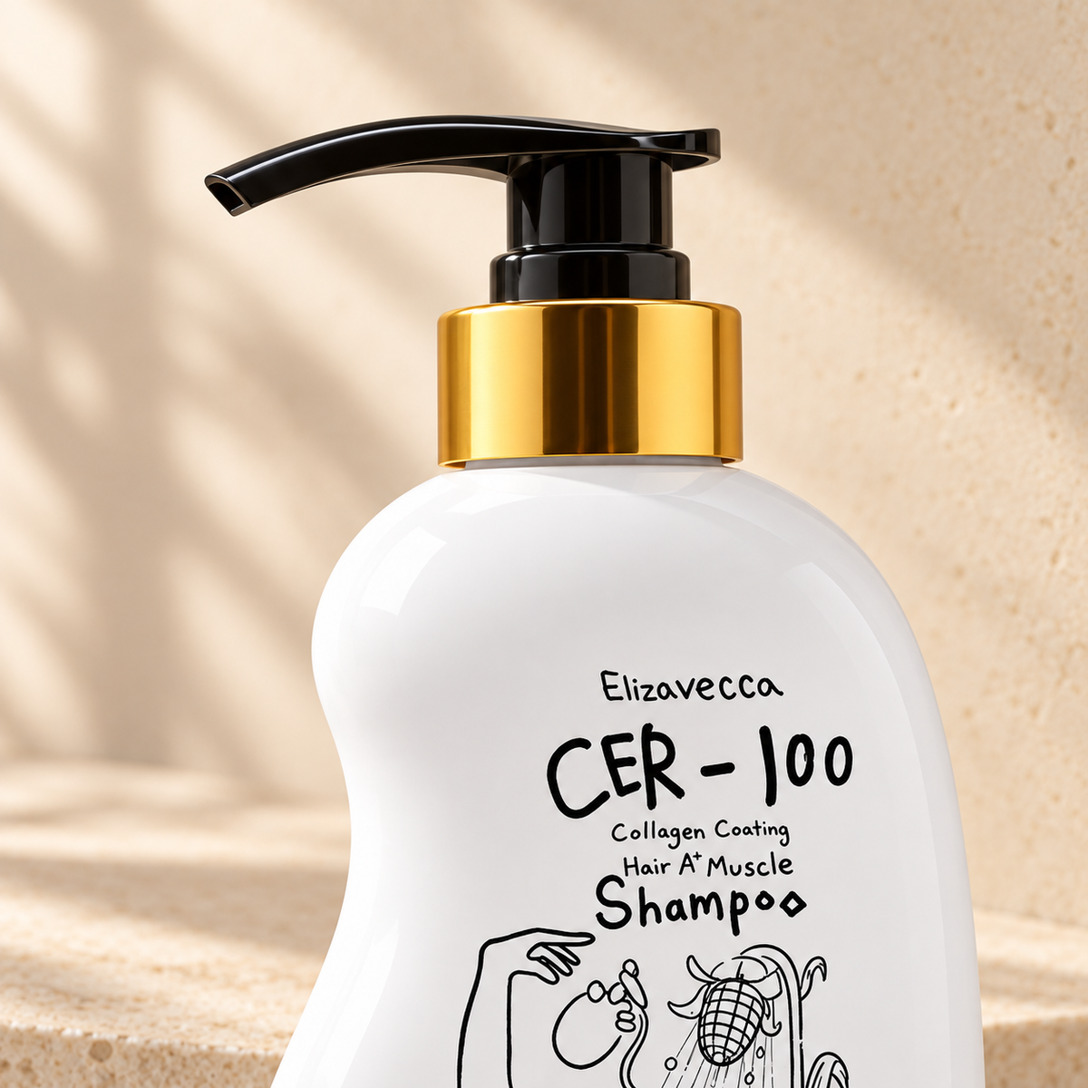 Shampoo Elizavecca CER-100 con Colágeno 500 ml