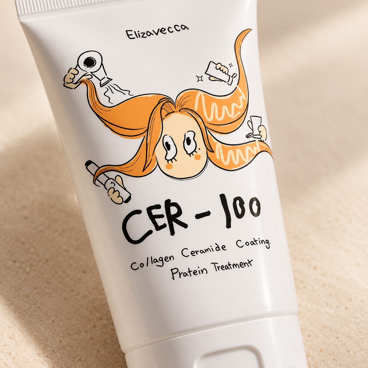 Tratamiento Capilar Elizavecca CER-100 con Colágeno y Ceramida 100 ml