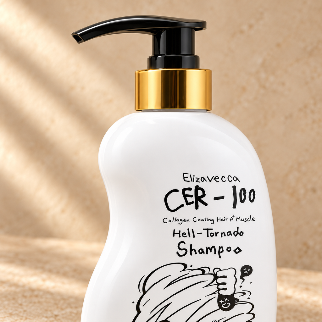 Shampoo Elizavecca CER-100 Hell-Tornado Refrescante 500 ml