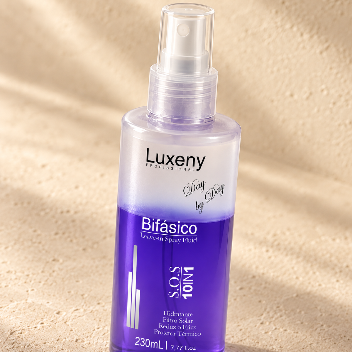 Spray Bifásico Luxeny 10 en 1 Antifrizz y Protector Térmico 230 ml