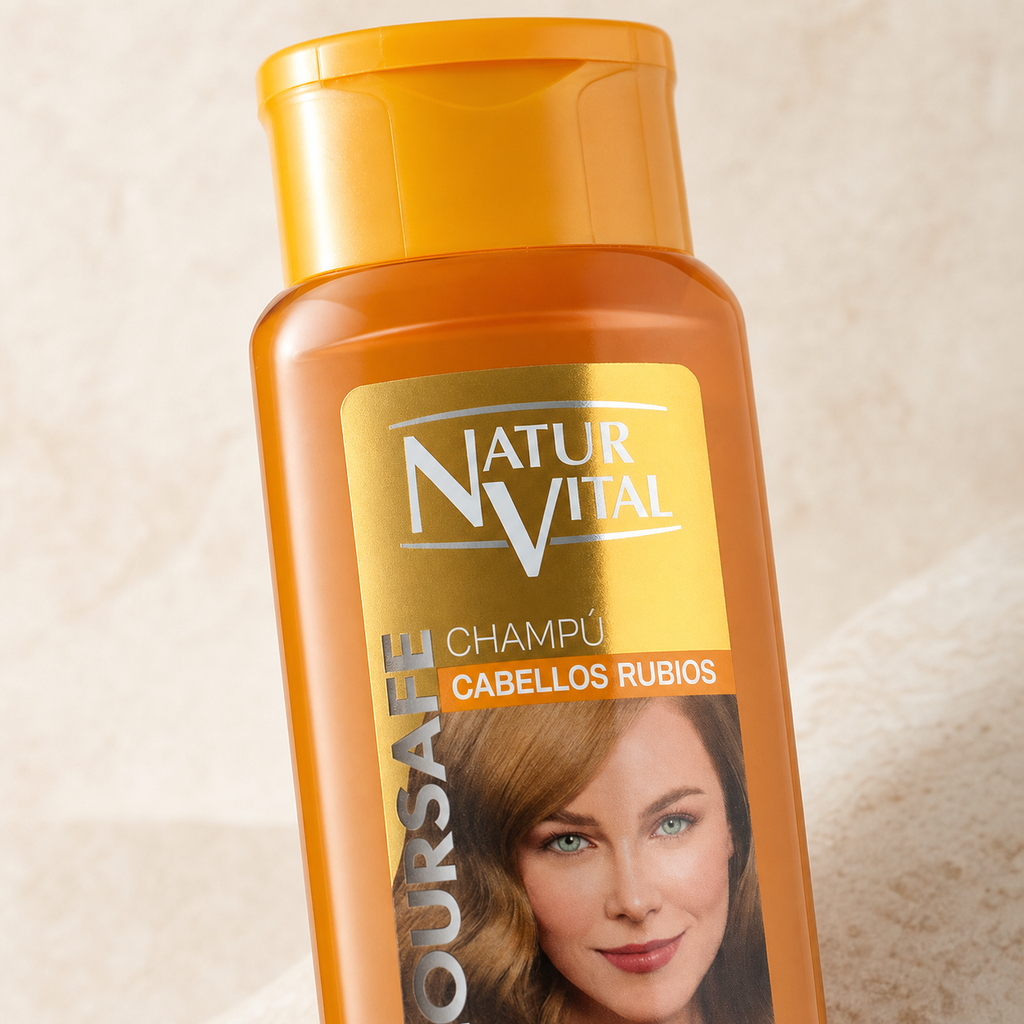 Shampoo NaturVital ColourSafe para Cabellos Rubios 300 ml